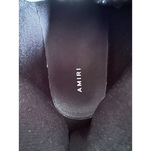 Amiri Black & Blue Skeleton High Tops - Picture 7 of 8